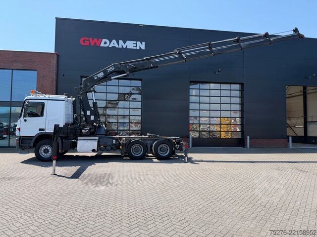 Carga pesada Mercedes-Benz Actros 2655 V8 6x4 Tractor unit Hiab 422-5 Euro 5