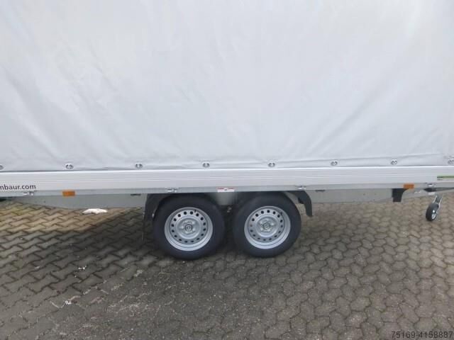 Remolque de automóvil Humbaur HT 254118 Hochlader mit Plane 4100x1850x350mm