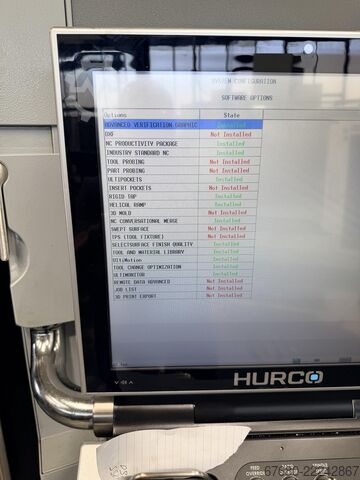 Vertical machining center HURCO VMX 30 Di