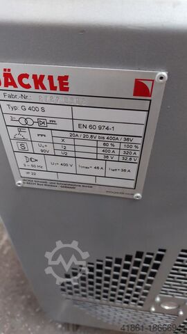 Máquina de solda de eletrodo JÄCKLE G 400 S