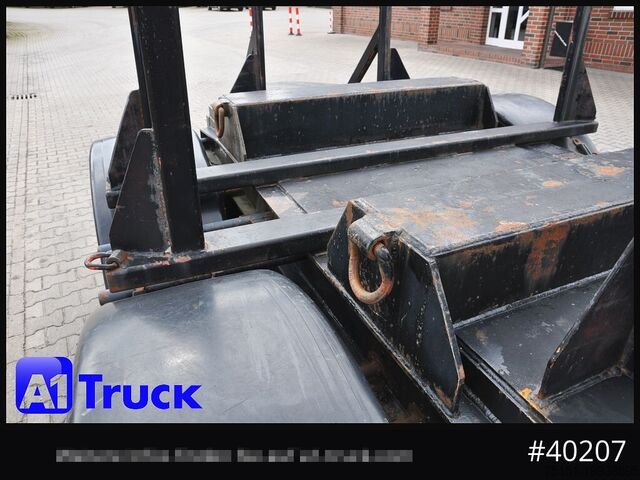Åben trailer HUEFFERMANN HTA1800, Ballast, BPW Achsen, Luft