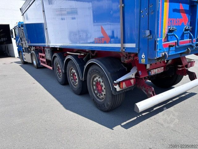 مقطورة نصف قلابة STAS Getreidekipper Alu Kastenmulde S300CX