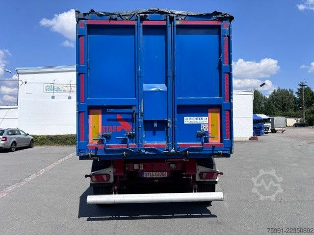مقطورة نصف قلابة STAS Getreidekipper Alu Kastenmulde S300CX
