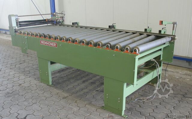 Drevet rulletransportør Wemhöner Typ 1100 x 3200 mm