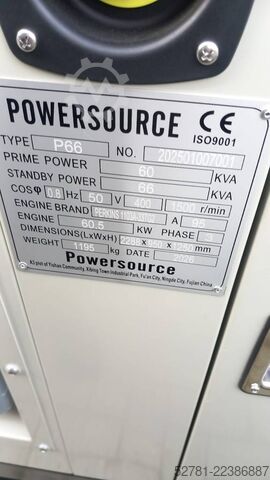 Granulats Perkins 1103A-33TG2 - 66 kVA Generator - DPX-19804