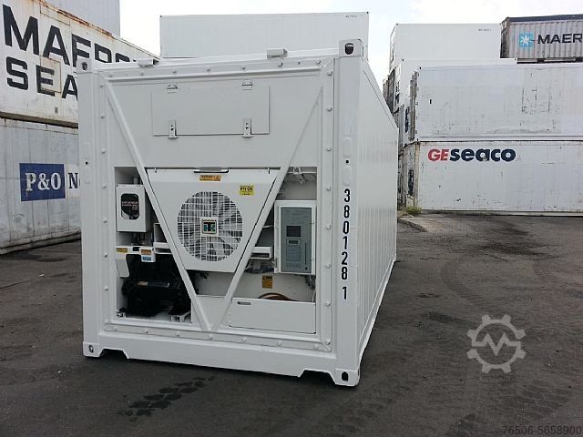 Refrigerated container  20 Fuß Kühlcontainer gebraucht Kühlzelle Reefer