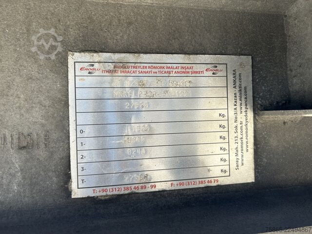 Vozilo za prevoz automobila Eroglu ALPB 08 / Semi Dieplader / Auto - Machine Trans...