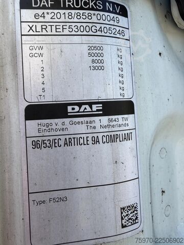 SZM มาตรฐาน DAF XG 480 STANDKLIMA  ALCOA  ACC  SPOILERS