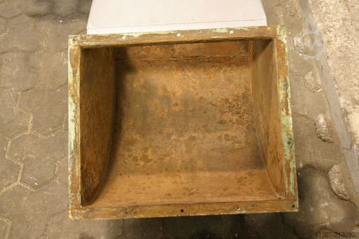 Ventilation duct angle Stahl 550x450/515 mm