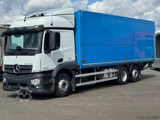 Beverage truck MERCEDES-BENZ ACTROS 2540 L / E6 / LBW / LENKACHSE / 19 PAL