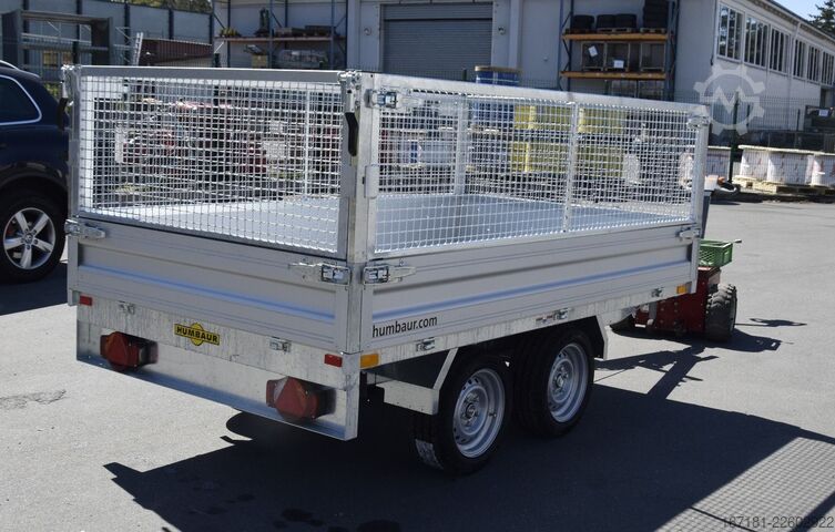 Kerruvagn HUMBAUR HUK 272715 Kipper mit Gitteraufsatz, FlexEPumpe
