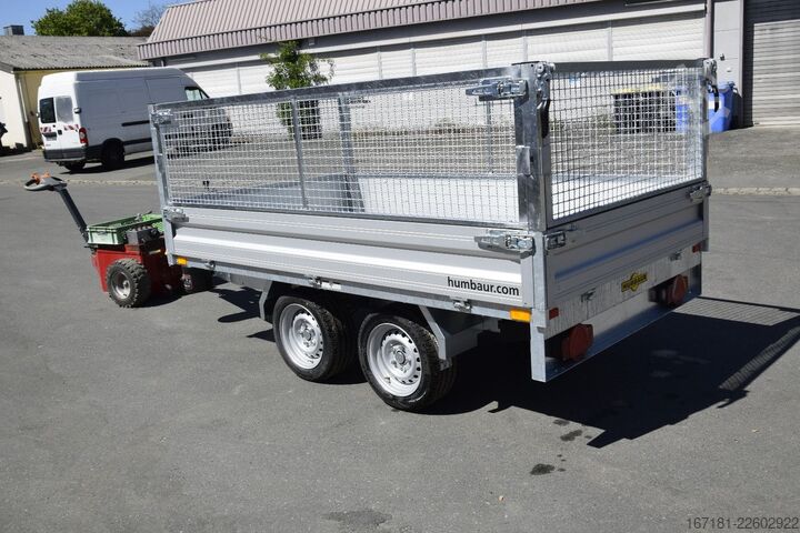 Kerruvagn HUMBAUR HUK 272715 Kipper mit Gitteraufsatz, FlexEPumpe
