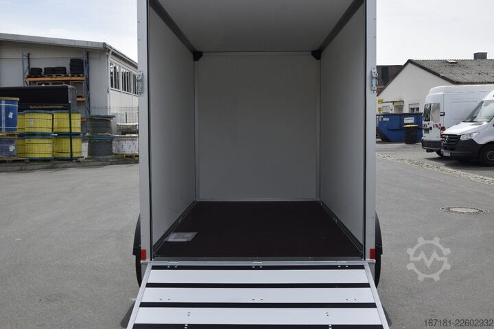 Kassavagn HUMBAUR Kofferanhänger  HK 253015-18P mit Überfahrwand