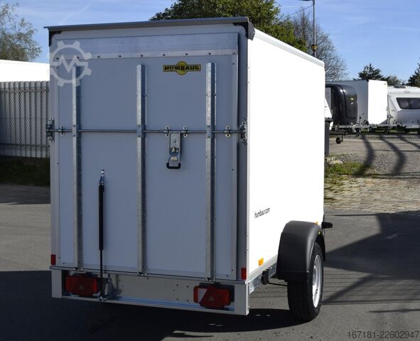 Kassavagn HUMBAUR Kofferanhänger HK 132513-15P mit Überfahrwand