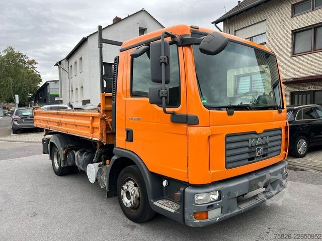 Driezijdige kipper bestelwagen MAN TGL 8.210 3S.Kipper MEILLER Kipphydraulik