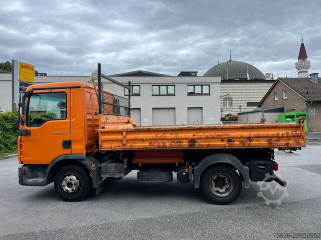 Driezijdige kipper bestelwagen MAN TGL 8.210 3S.Kipper MEILLER Kipphydraulik