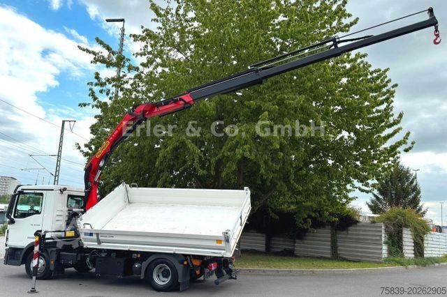 Autocamion basculant tridirecțional MAN 12.220, PK 9501, Funk, 3x hydr., sofort