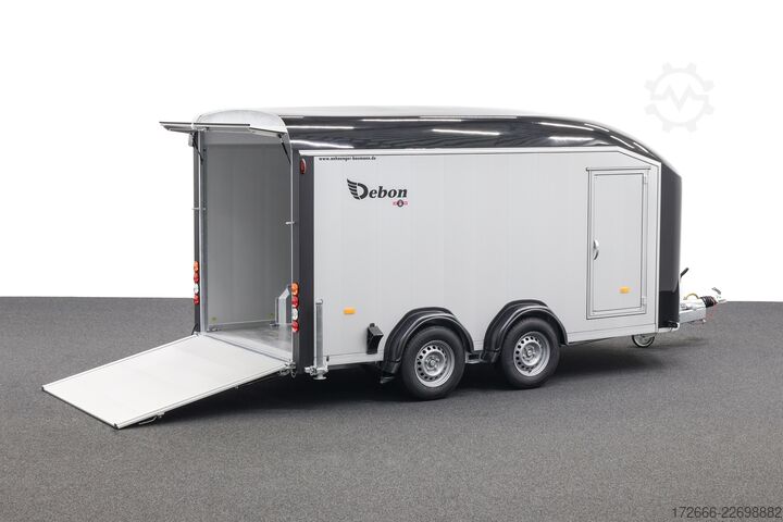 Kofferanhänger Debon CHEVAL LIBERTE DEBON C800 ALU ROADSTER SCHWARZ