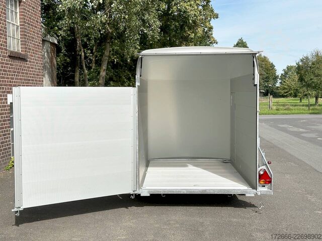 Kofferanhänger Debon CHEVAL LIBERTE DEBON C400 ALU ROADSTER WEISS +SEITENTÜR