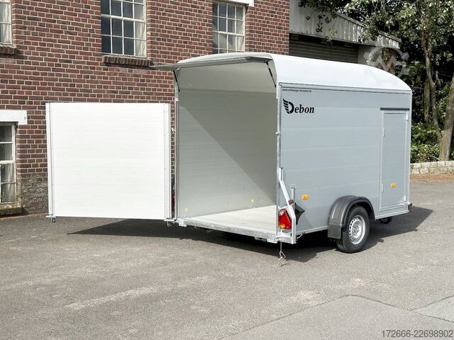 Kofferanhänger Debon CHEVAL LIBERTE DEBON C400 ALU ROADSTER WEISS +SEITENTÜR