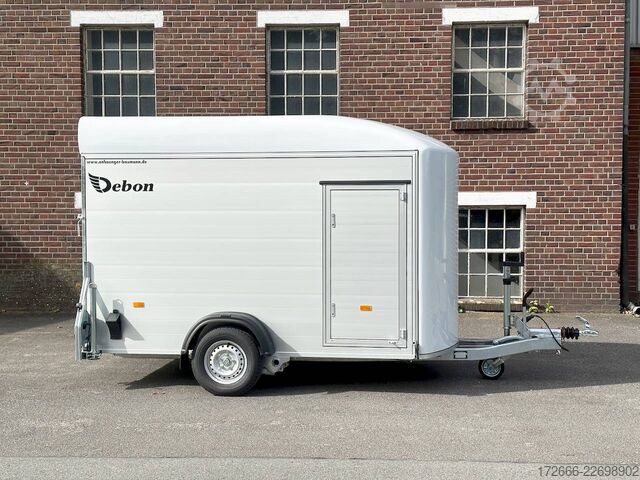 Kofferanhänger Debon CHEVAL LIBERTE DEBON C400 ALU ROADSTER WEISS +SEITENTÜR