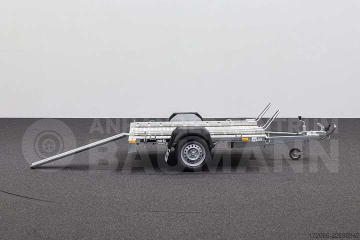  Martz GP 2 R PREMIUM | PARABELFEDERUNG | ALUBODEN 230X155CM 750KG 2ER MOTORRADANHÄNGER