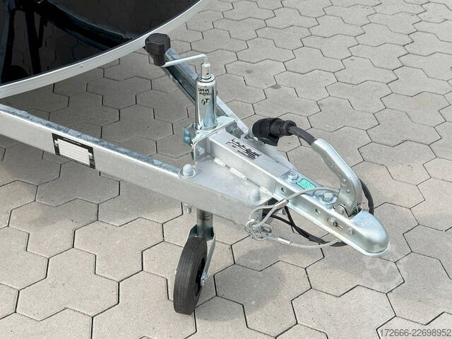 Kofferanhänger Debon CHEVAL LIBERTE DEBON C255 V2 WABENKERN 750 KG | SCHWARZ / GRAU + SEITENTÜR