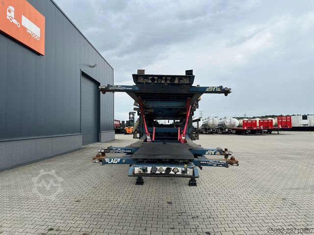 Transporte de contentores LAG stack of 3x 2012 LAG 40FT/45FT chassis / empty ...