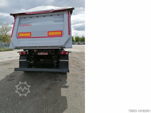 Semitrailer med tipp Kögel Kippmulde 24m³-el. Verdeck-sofort-mtl.555€
