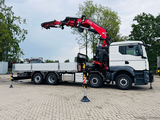 Truck mounted crane MAN MAN TGS 35.520 mit F805R.2.7 L436 TECHNO NEU