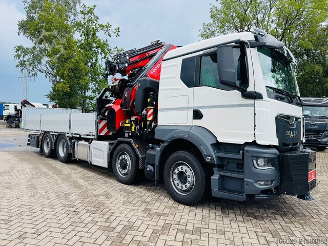 Truck mounted crane MAN MAN TGS 35.520 mit F805R.2.7 L436 TECHNO NEU