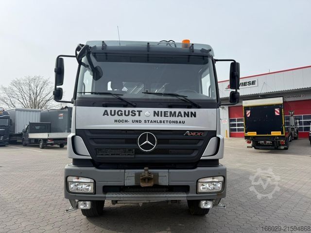 Camion plateau MERCEDES-BENZ Axor 1833 4x4 HAD Dreiseitenkipper mit MGK Kran