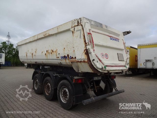 نصف مقطورة قلابة Schmitz Cargobull Tipper Steel half pipe body 28m³