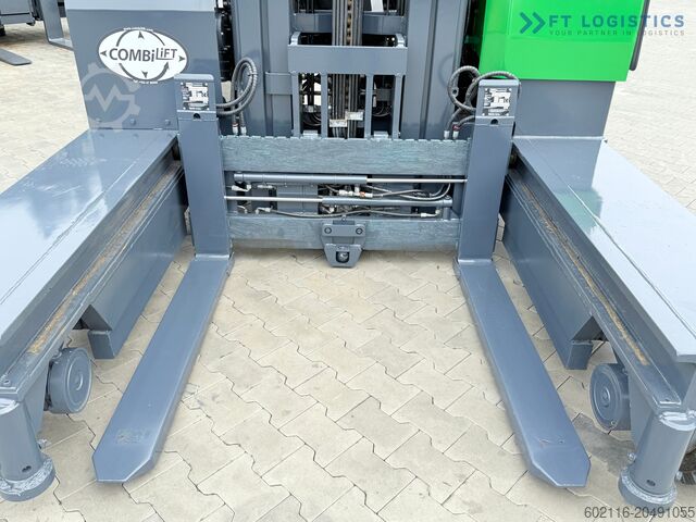 מלגזה 4 כיוונית Combilift C4000 / GAS / 9300MM / FREE-LIFT / CABIN