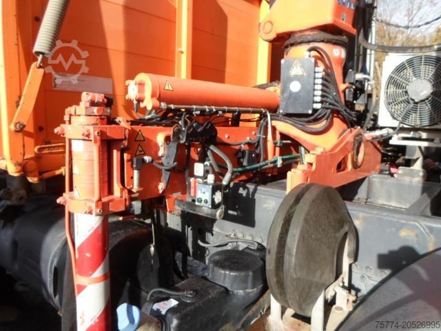 Ανατρεπόμενο φορτηγό MERCEDES-BENZ 1833 K/ Kran ATLAS/ 105000 KM