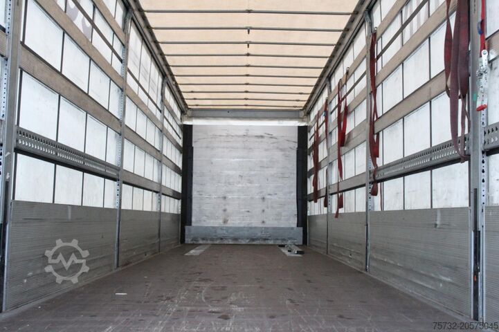 Open semitrailer with tarp SCHMITZ Standard Plane Bordwand Edscha SAF Pal-kasten