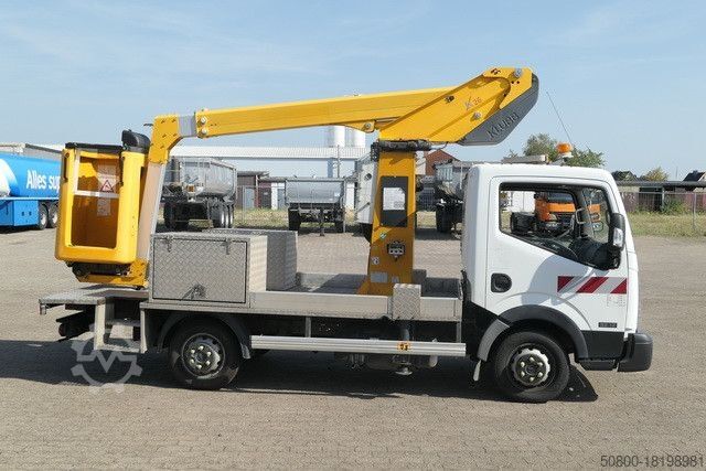 Arbetsplattform lastbil NISSAN 32.12 4x2, 11m Arbeitshühe, Klima, 3x am Lager