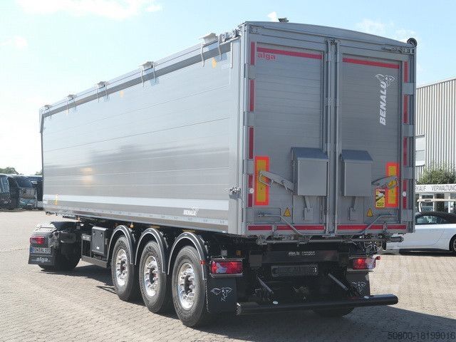 Semirremolque volquete BENALU VN-Bulkliner S9500, ALu, 52m³, Kombitür, SAF