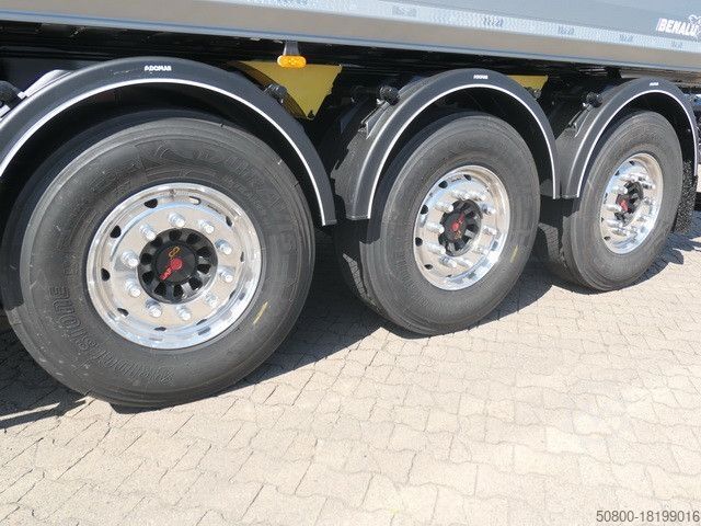 Semirremolque volquete BENALU VN-Bulkliner S9500, ALu, 52m³, Kombitür, SAF
