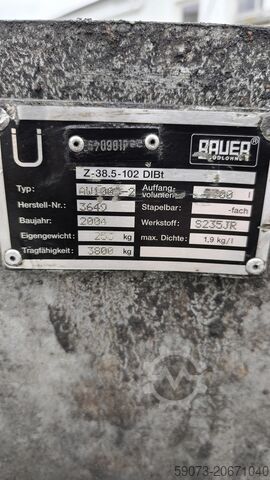 Khay hứng cho IBC BAUER SÜDLOHN AW 1000