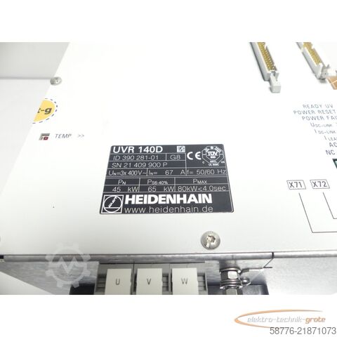 Komponent Heidenhain UVR 140D ID: 390 281-01 SN:21409900P im Austausch (Exchange)
