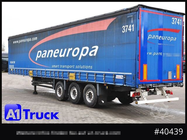 खुला सेमी-ट्रेलर तिरपाल के साथ SCHMITZ Tautliner, Code XL, Bahn, verzinkt