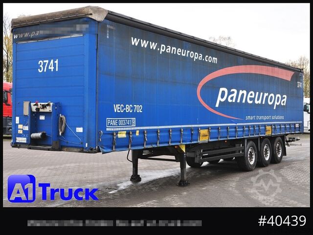 Rơ moóc bán mở với bạt phủ SCHMITZ Tautliner, Code XL, Bahn, verzinkt