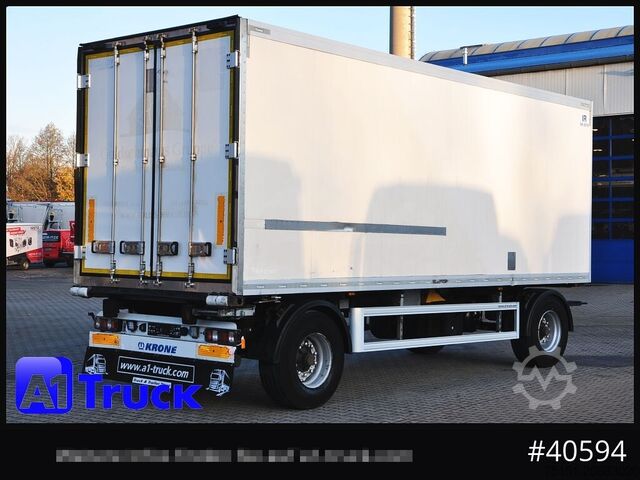 बॉक्स ट्रेलर KRONE Koffer ISO, stark isoliert ehemaliger Kühlkoffer, Aluboden