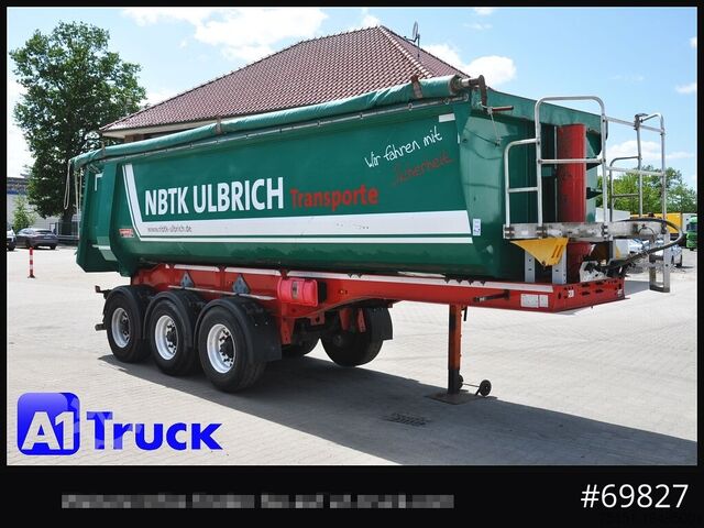 Trailer truk bak jungkit LANGENDORF SKS-HS 24-30, 26m³ Stahl, Lift Alufelgen,