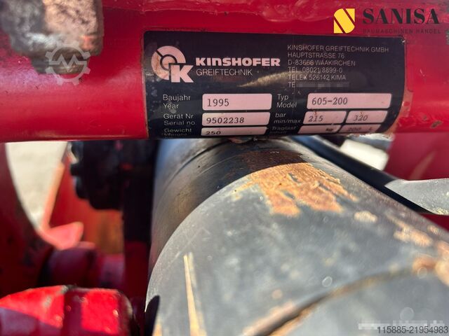 Grua montada em camião Kinshofer Greiftechnik 605-200/Ladekran