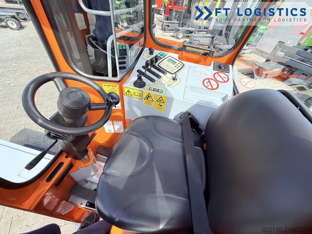 τετραπλής κατεύθυνσης περονοφόρο όχημα Hubtex DQ40D DIESEL TRIPLEX 6500 FREE-LIFT TOP1