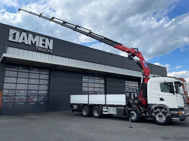 Camión grúa Scania G450 G450 LB 8X2 HNB HMF 5020-K8
