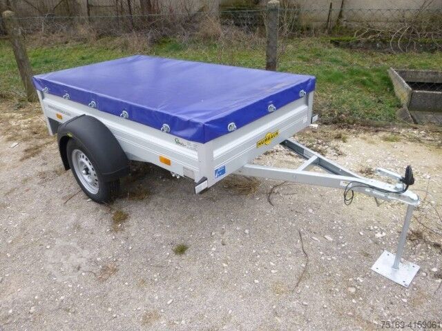 Car trailer Humbaur HA 752111 mit Flachplane, 2050 x 1100 x 350 mm