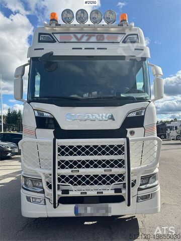 Transportador de madera Scania S730 Timber truck without crane.